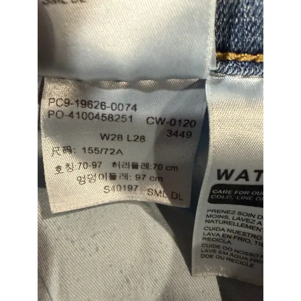 Levis Jeans Women's 311 Shaping Skinny Medium Wash Blue Denim Stretch Casual 28 - Image 9