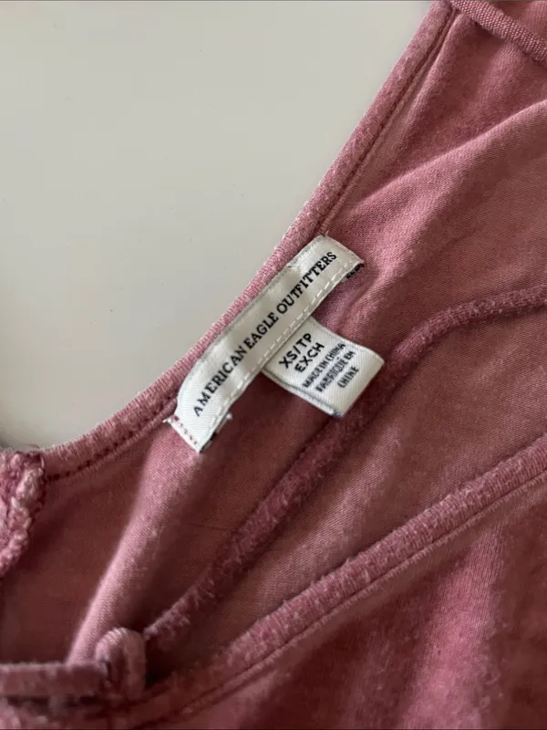 American Eagle Outfitters dusty rose oversized romper - Image 4