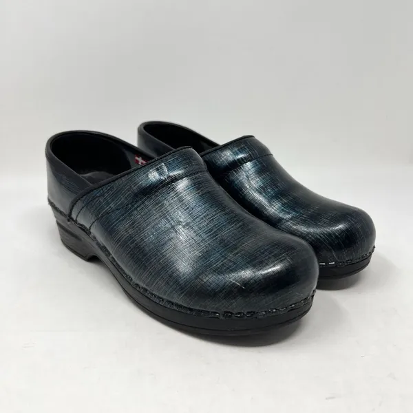 Sanita Skyler Clog Professional Work Shoe in Blue Multi Women's EU Size 37 US 6‎ - Image 2