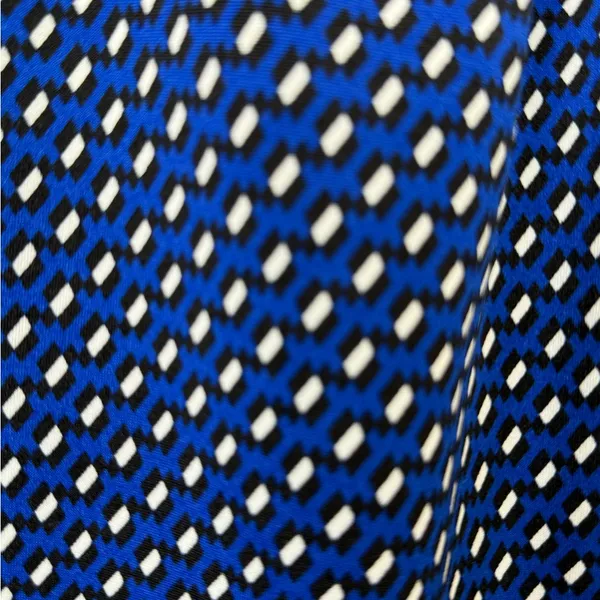 Choices Blue and White‎ Geometric Sleeveless Top - Image 3