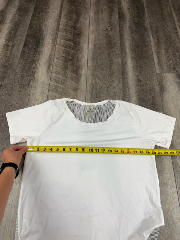 Varley White Mesh Tshirt  - Image 11