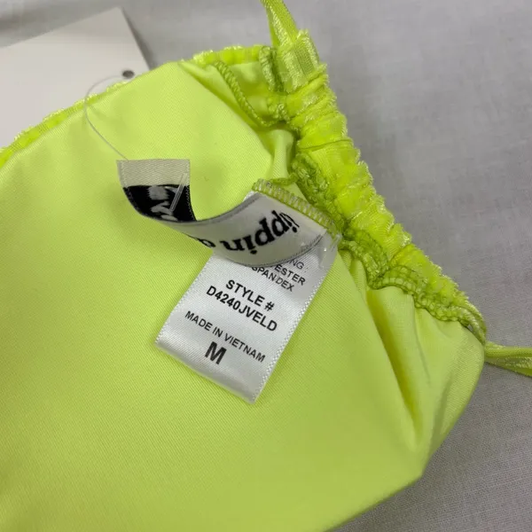 NWT Dippin' Daisy's Neon Ribbed Velvet Bikini Set Size M - Image 9