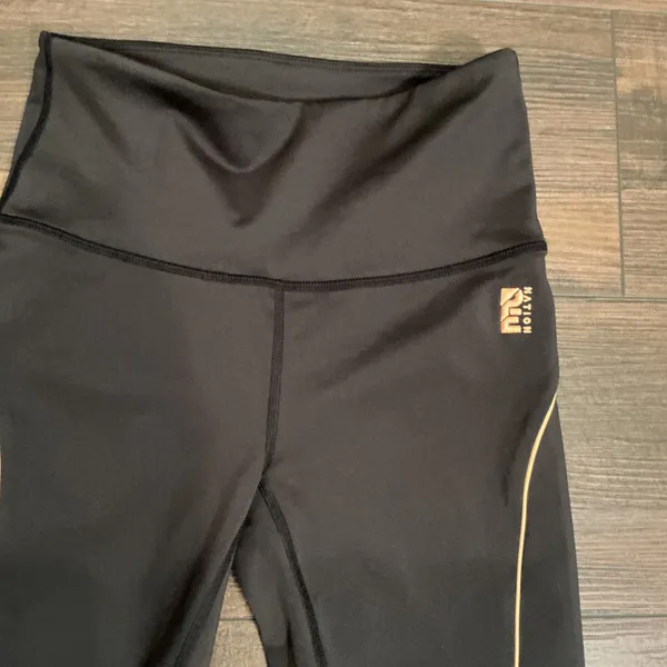 P.E Nation Activewear Leggings Black Lime Green Colorblock High Rise Small S P - Image 4