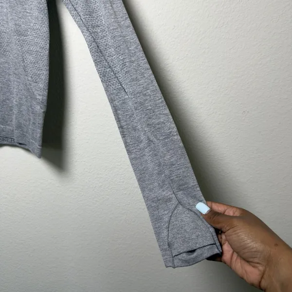 Lululemon Women Swiftly Tech Long Sleeve Shirt 2.0 Gray Crewneck Active 6 - Image 5