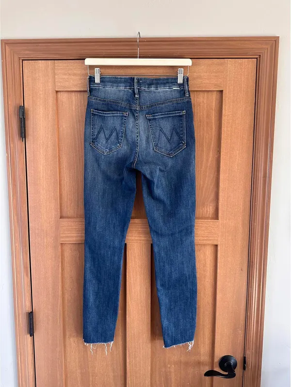 MOTHER Denim The High Waisted Looker Ankle Fray in Not Rough Enough Women’s size 26 - Image 5