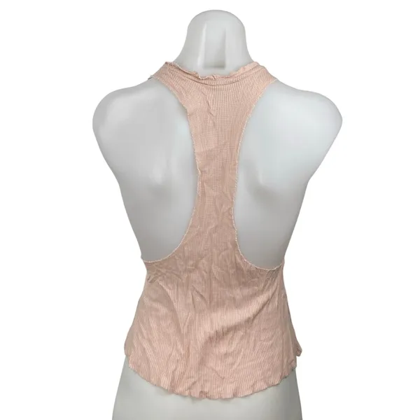 Alo Yoga Coral Peach Pink Racerback Workout Running Athletic Tank Top Size S - Image 4