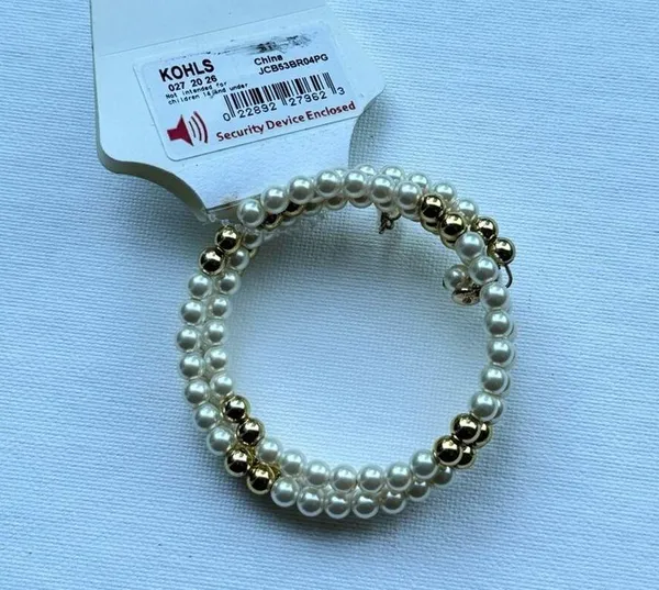 Croft & Barrow Fashion Statement Beaded Wrap Jewelry Bracelet New in Package - Image 6