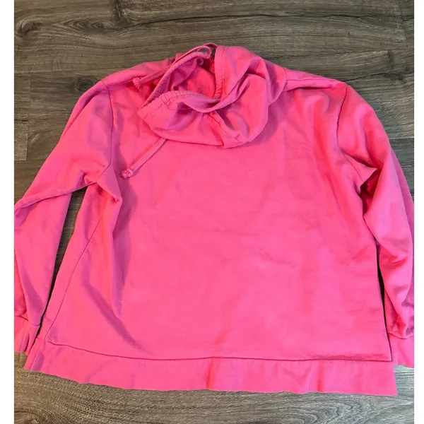 Bass Pro Shops‎ Pink Hoodie Sweatshirt Womens XL Long Sleeve Pullover Hooded Top - Image 5