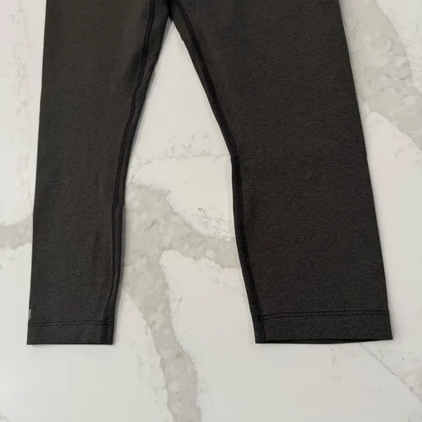 NOBULL High Rise Tight 21” Women’s Medium Charcoal Heather Workout Training Gym - Image 8