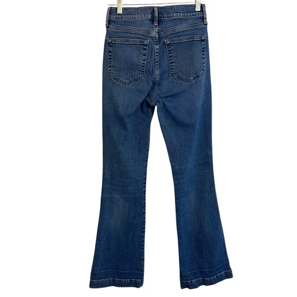 Gap Flare Jeans Size 0 Highrise Denim boho hippie 90s - Image 2