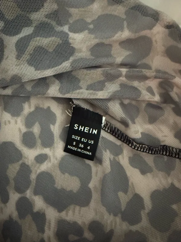 Shein Top Cheetah Print - Image 2