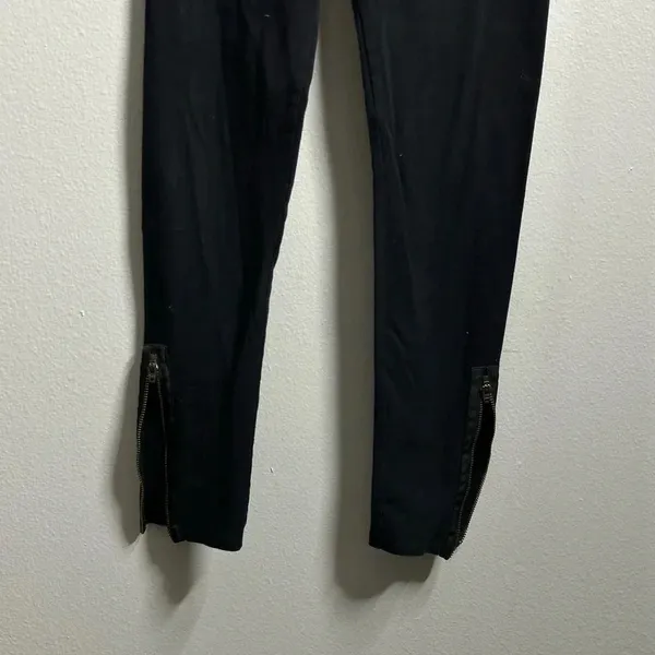American Eagle Women‎ Black Hi-Rise Standard Leggings Pants Size Small - Image 3