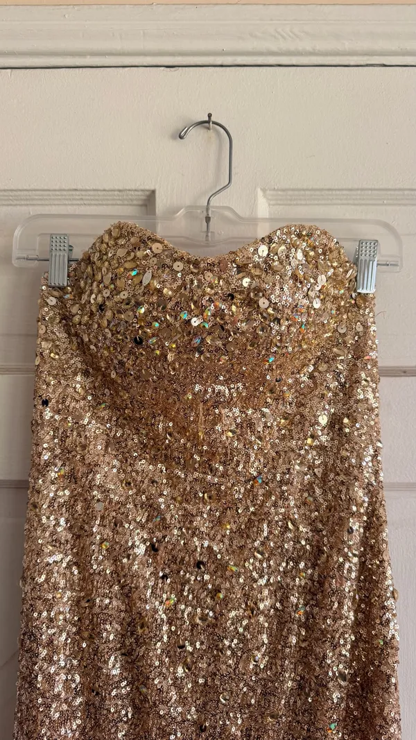 Formal dress Gold Size 4 - Image 3