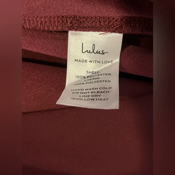 NWT Lulus Marvelous Grace Plum Long Sleeve Tiered Wrap Maxi Dress Size XS - Image 7