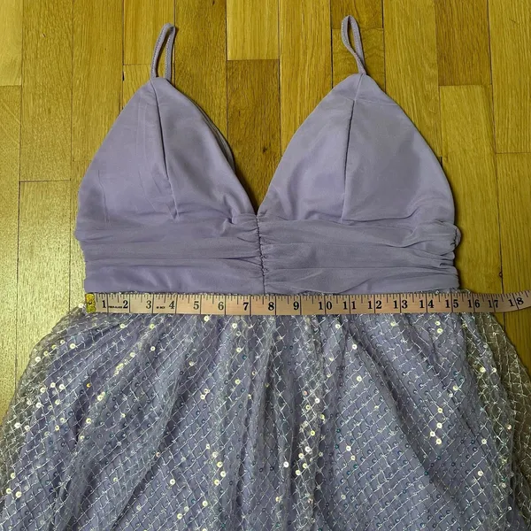 SheIn Purple sequin mini dress - Image 7
