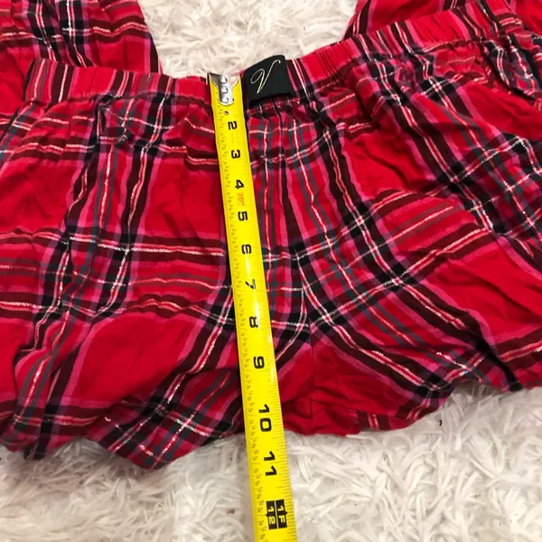 Victoria’s Secret Plaid Tartan Jogger Pajama Pants Red Pink Size Small‎ - Image 7