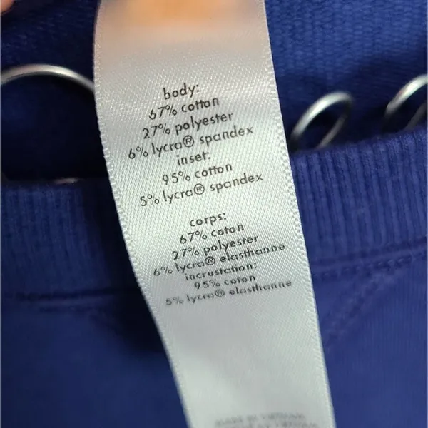Lucy Blue Boat Neck Sweater Size Extra Small Pullover‎ Style Blue - Image 6
