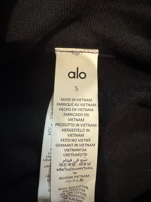 Alo yoga 1/4 sweatshirt Small - Image 3