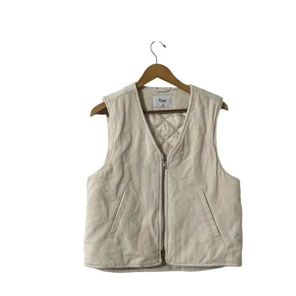 ARITZIA Tna Corduroy Down Sleeveless Puffer Vest Jacket - Image 5