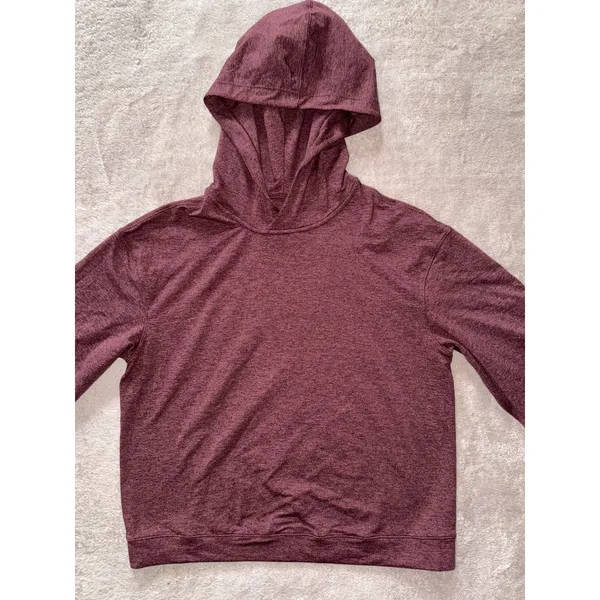 Lululemon Sweater Womens Red Lead The Pack Hoodie Rulu Fabric Run size 4 - Image 2