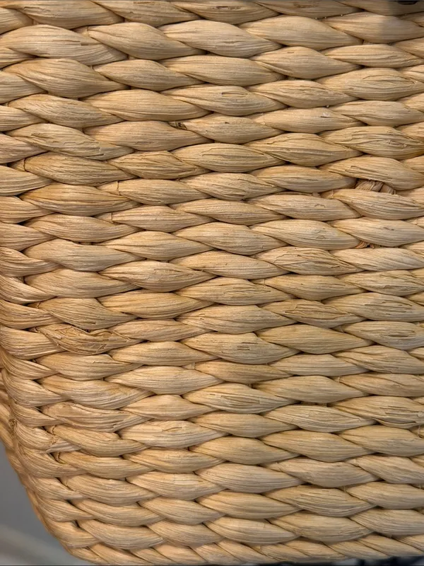 👨‍🌾👨‍🌾👨‍🌾BOGOHO👨‍🌾👨‍🌾👨‍🌾Brighton Straw Shoulder Bag with Dark Brown Leather Trim - Image 4