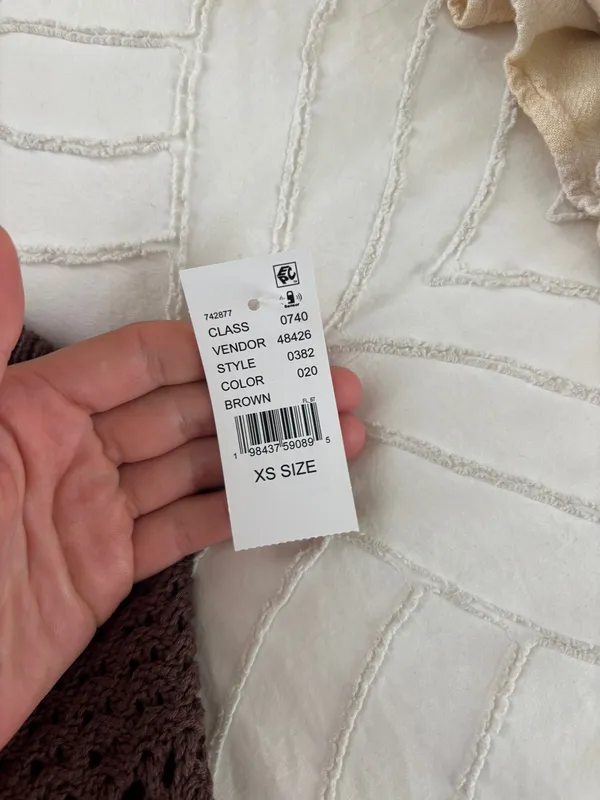 Brown knit tank Size XS - Image 5