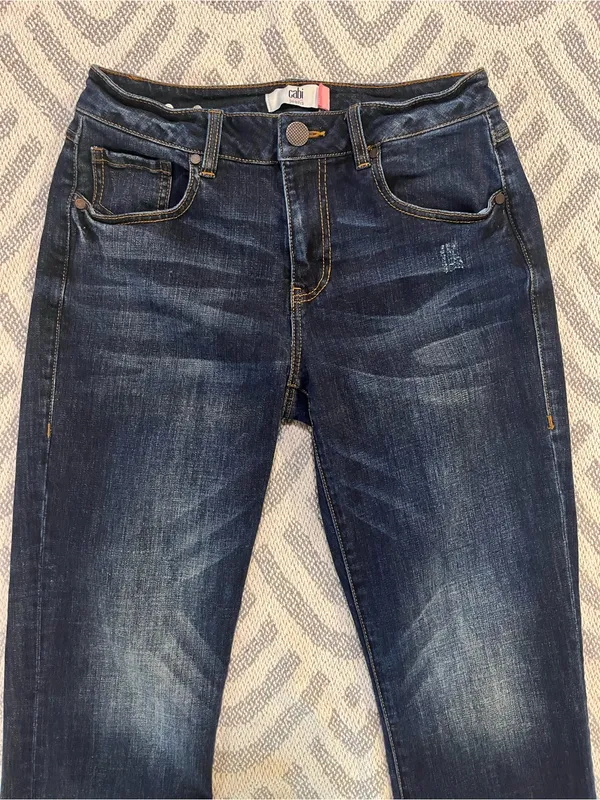 CABI Women’s True Boyfriend Blue Denim Jeans 2 - Image 2