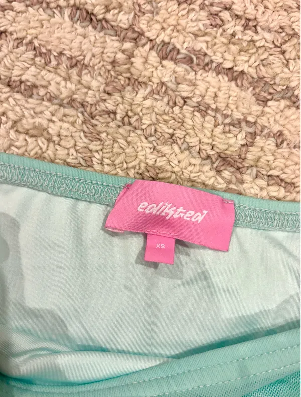 Teal Edikted Ruffle Skirt - Image 5