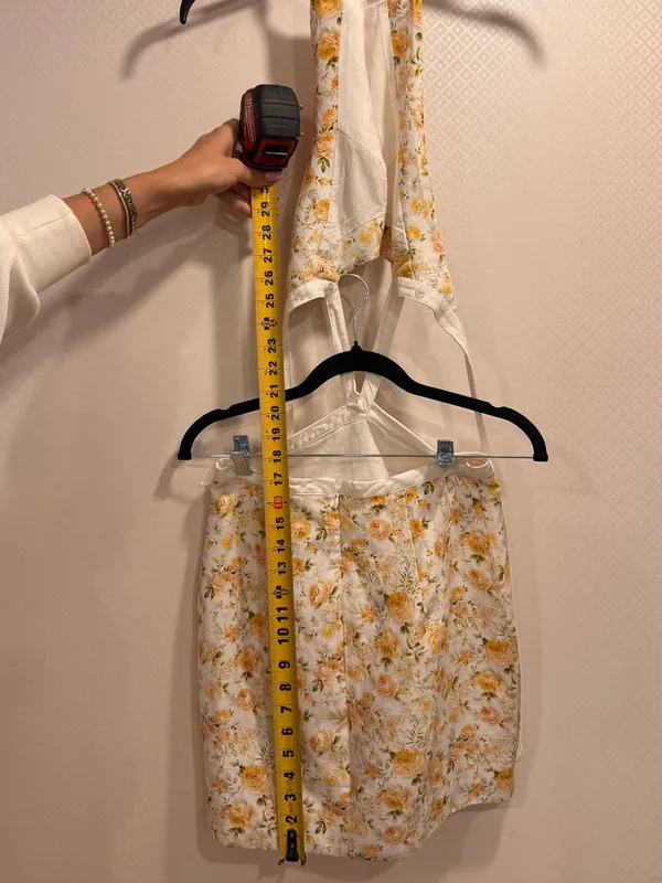 Anthropologie Significant Other Halter Mini Dress Rosalie Floral Print Size 4 - Image 11
