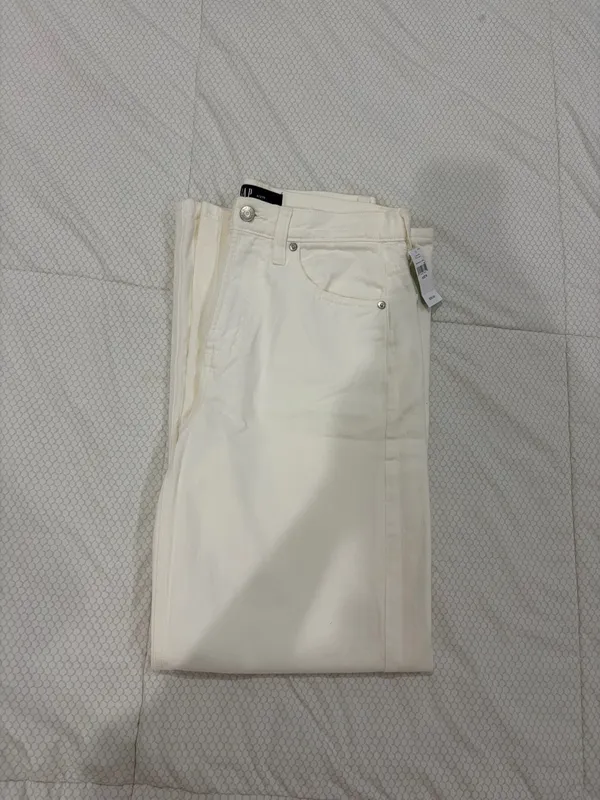 Gap white ankle jeans - Image 4