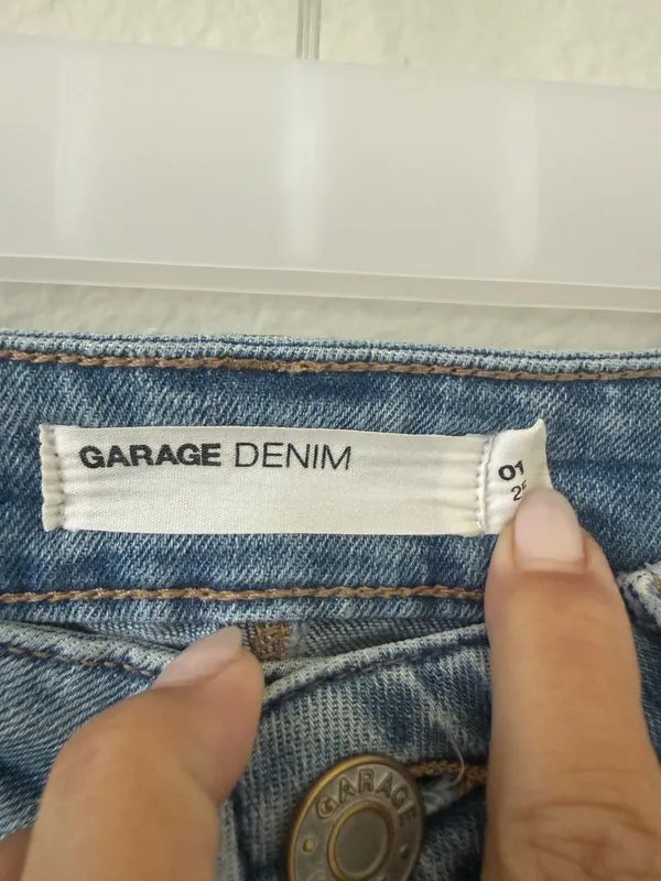 Garage light blue flare jeans women’s - Image 2