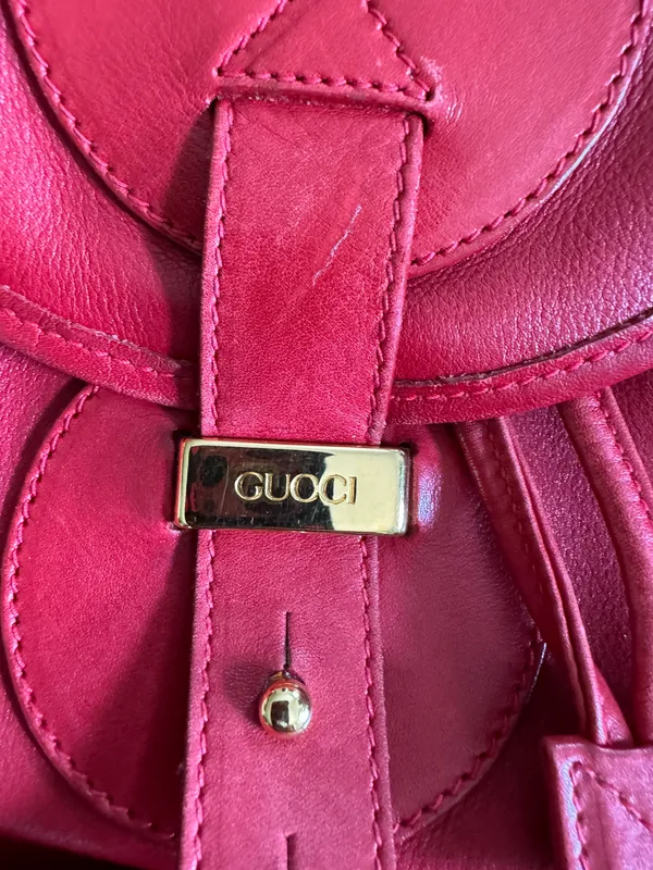 Gucci Leather Backpack - Image 3