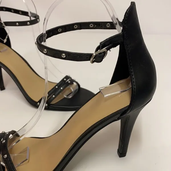 A New Day‎ Studded Square Toe High Heel Strappy 8 A9 - Image 4