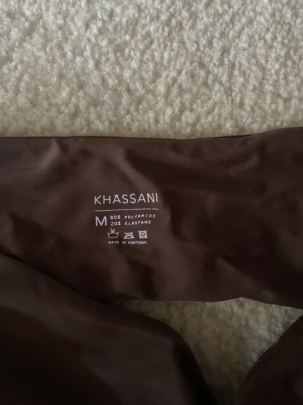 Khassani Swimwear Top Brown Size M - Image 4