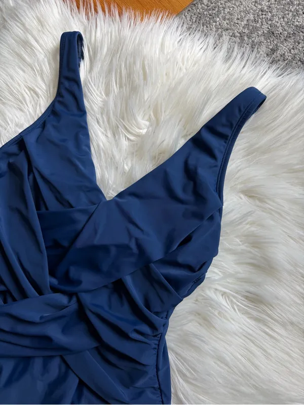 Slimming one piece swimsuit Blue Size 6 - Image 3