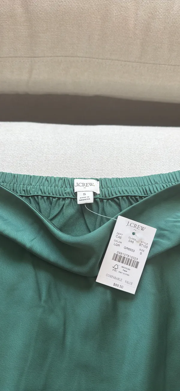 Green Midi J.Crew Skirt - Image 2