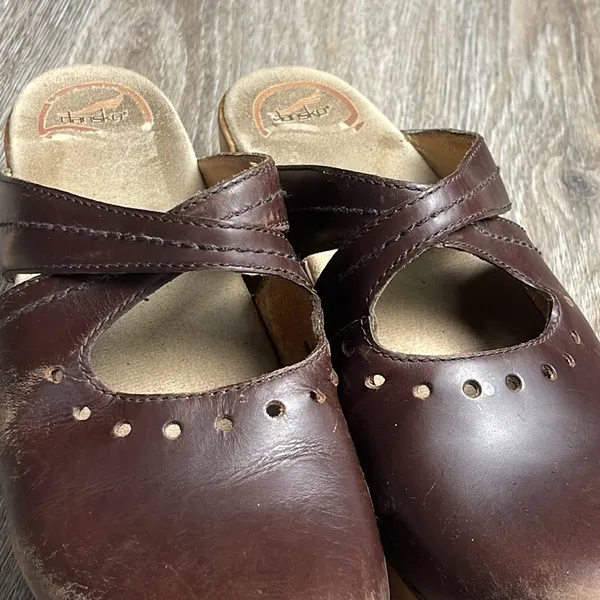 Dansko Leather Clogs Size 39 (US 9) - Image 2