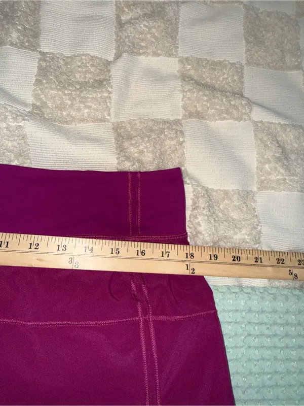 Lululemon Pace Rival Mid Rise Skirt Ripened Raspberry Pink Skort Size 12 Regular - Image 2