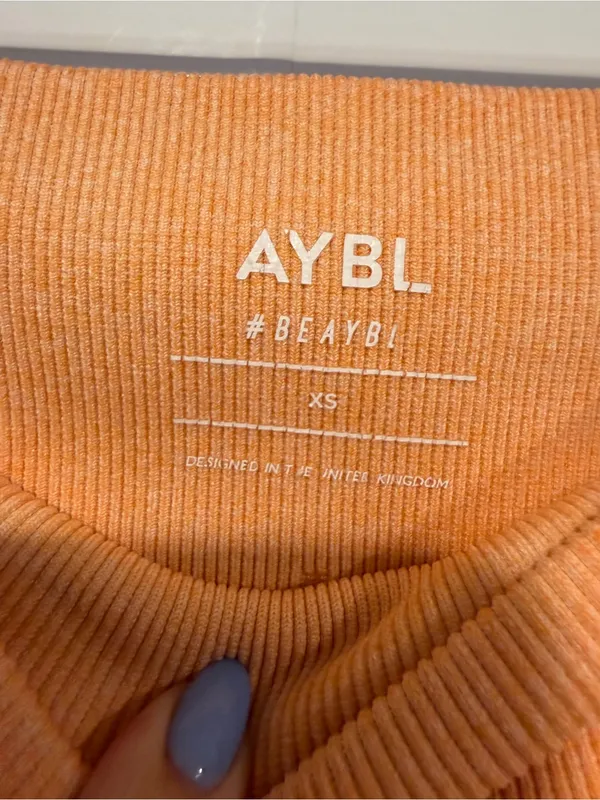 AYBL Orange‎ Ombre Bike Shorts - Image 2