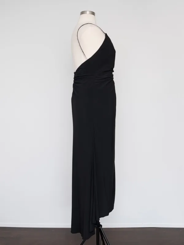 Mac‎ Duggal - Faux Wrap V-Neck Open Back Gown 26695 - Image 6