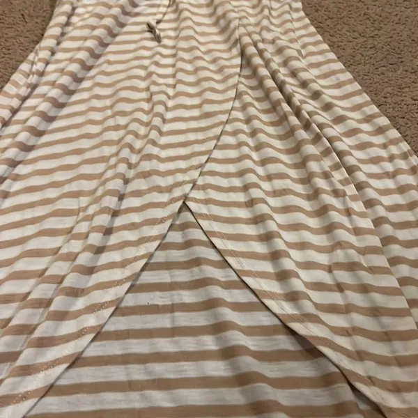 Seven7 beige & white‎ maxi skirt S - Image 5