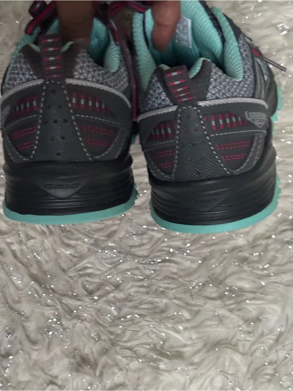 Saucony Women's Gray/Teal Trail Excursion Hiking Running Shoes Size USA 6 - Image 9