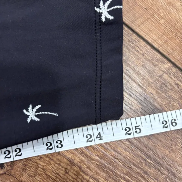 Alala Base Tight Leggings Palm Tree Print Embroidered Stretch Black Size XS - Image 11