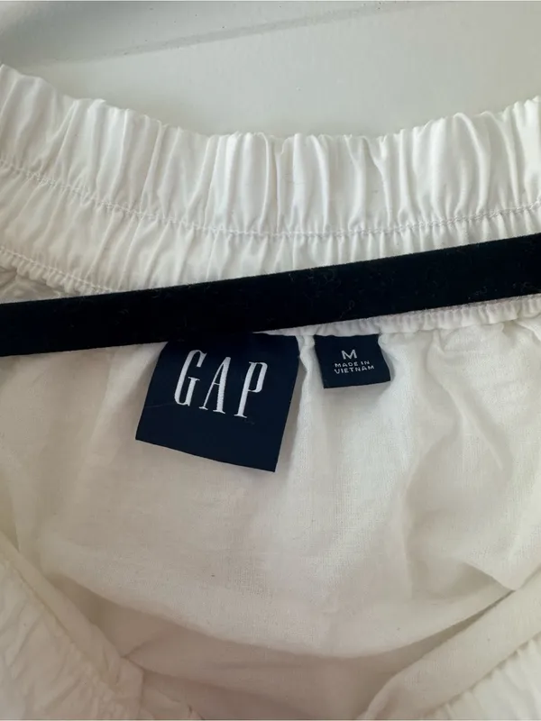 GAP White Maxi Skirt with pockets - Image 4