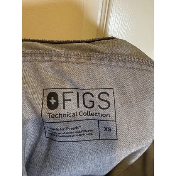 FIGS Technical Collection Kade Cargo Graphite Grey Scrub Pants Size XS T21004 - Image 4