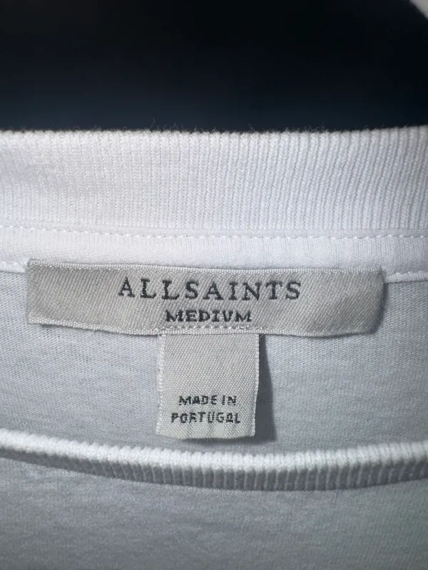 AllSaints Oversized Logo Tee Shirt - Image 2