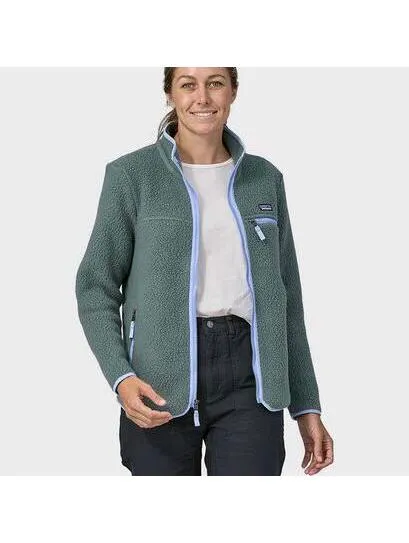 Patagonia Retro Pile Jacket NOUVEAU GREEN Women's XS - Image 5