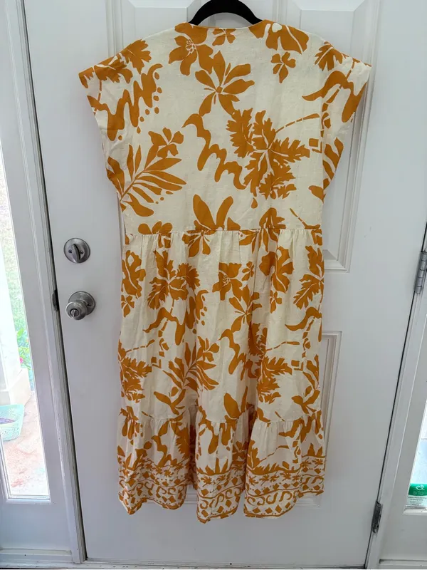 MAYE Poppy Midi Dress in Arizona Print Dress Size Medium - Image 4