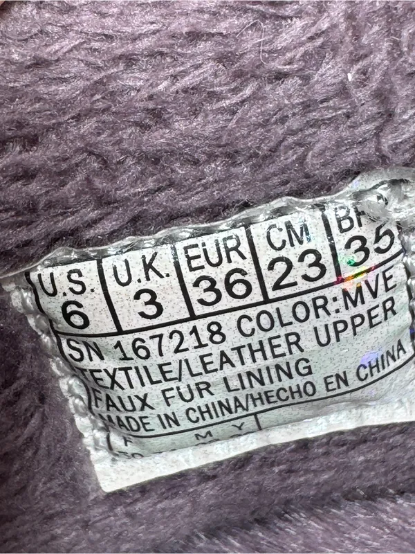 Skechers Cozy Campfire Camp Nap Faux Fur Lined Slippers Mauve Purple Size 6 - Image 10
