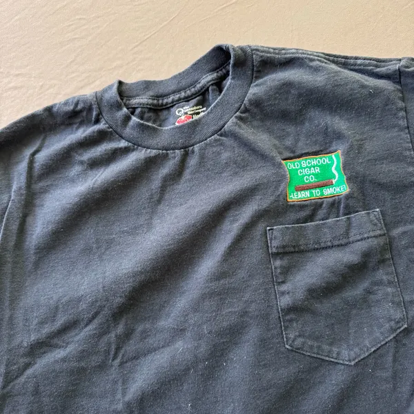 Old School Cigar Co. Pocket Tee - Image 4